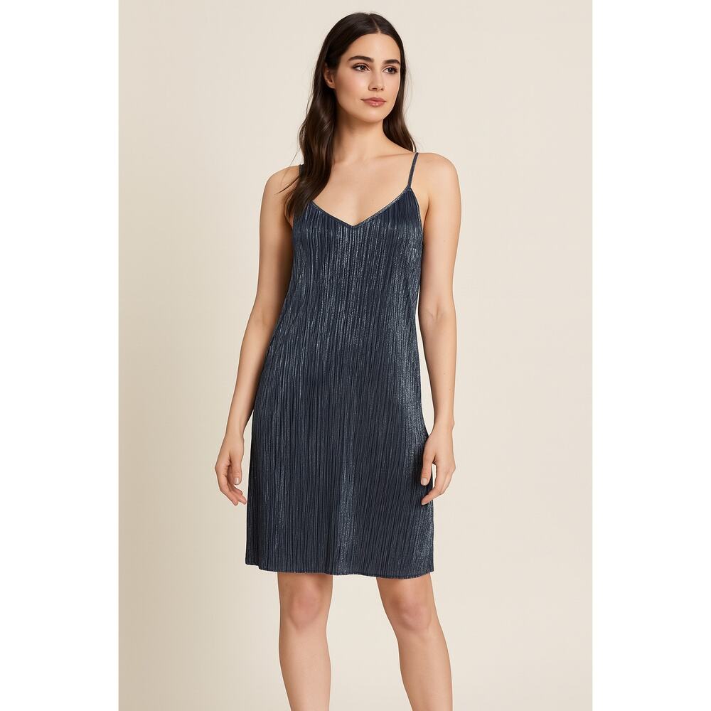 Victoria’s Secret Shimmer Spaghetti Strap Mini Slip Nightgown Dress Size Medium